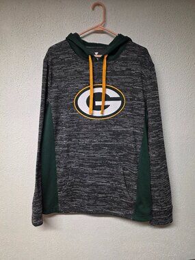 Mens NFL Green Bay Packers Hoodie Size Large by Fanatics